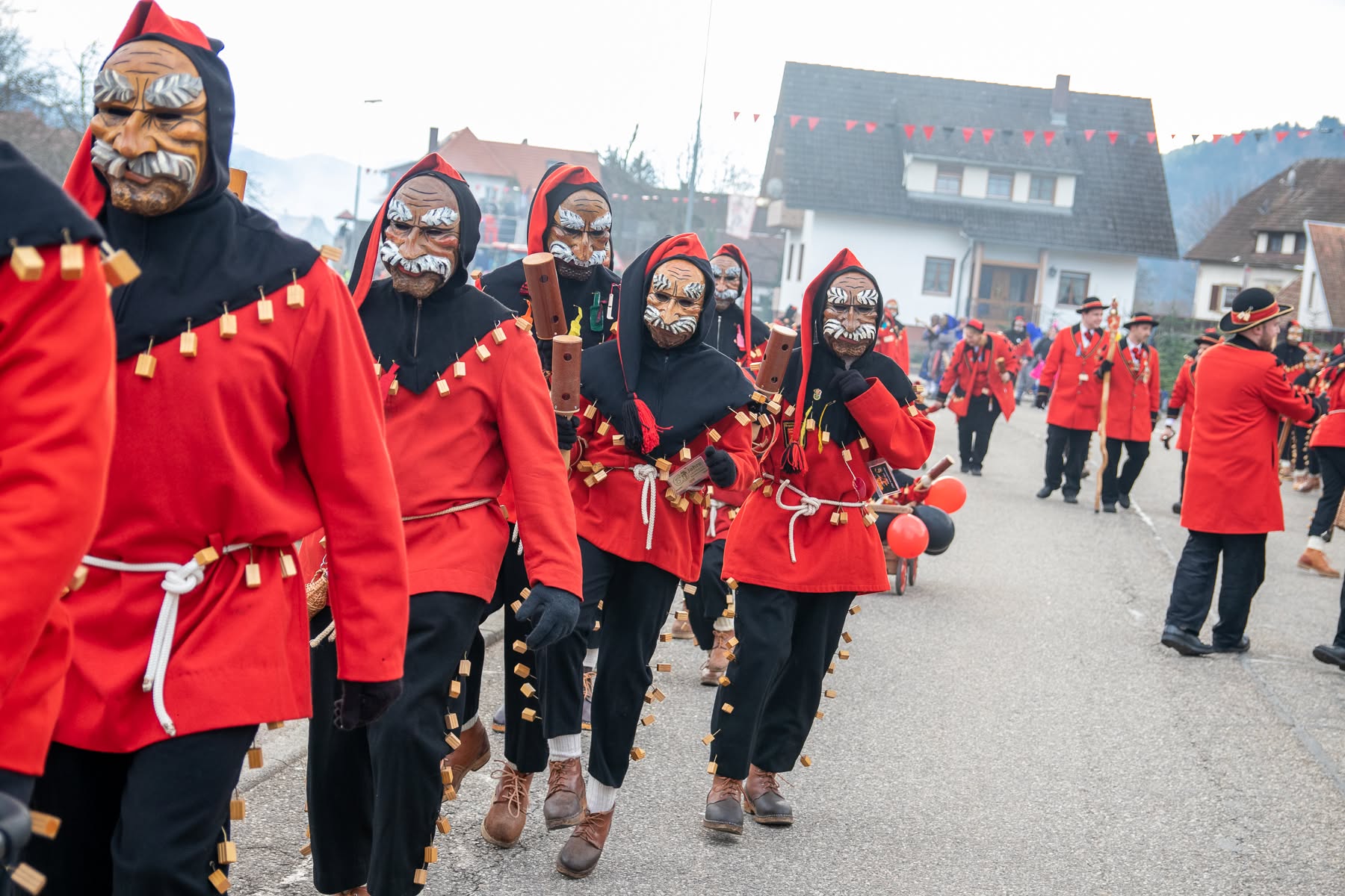 Schindlejokel beim Umzug am Fasnet-Somschdig